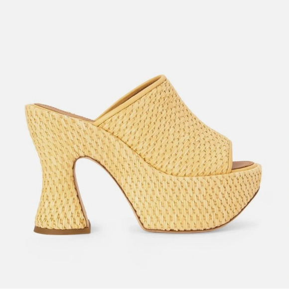 LOEWE x Paula's Ibiza Raffia platform mules - Picture 2 of 9